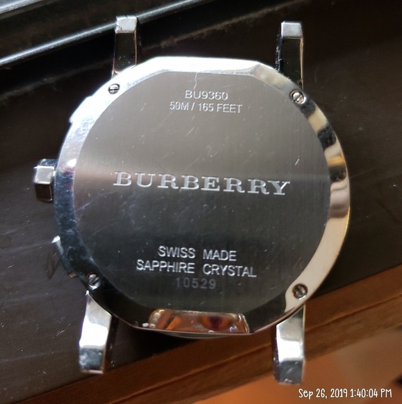 Burberry watch